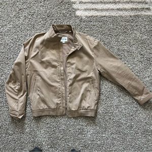 Men’s Lacoste bomber jacket tan/beige